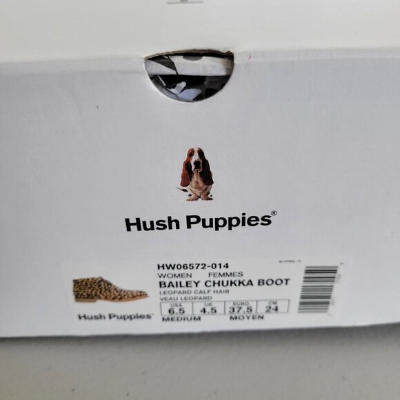 New - HUSH PUPPIES Haircalf Comfort Chukkas Leopard Women | 6.5 - Picture 15 of 16